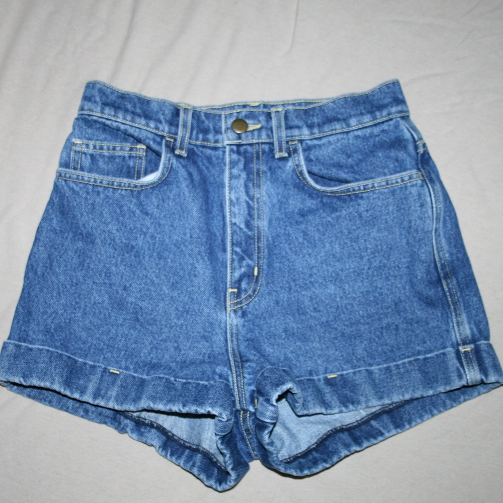 American Apparel high waist shorts